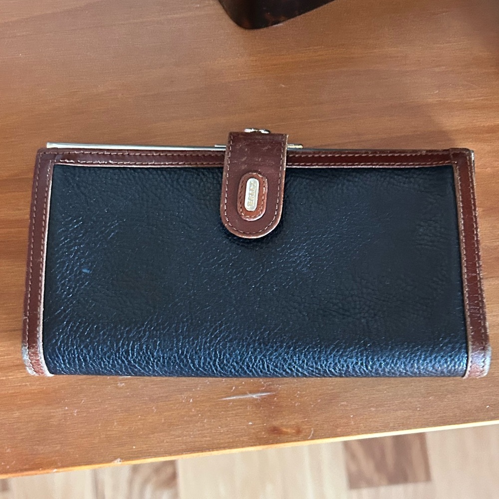 Bally Black and Brown Key & Card Holder